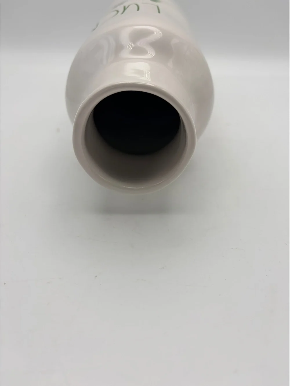 Rae Dunn 12” lucky vase. Rare st. Patrick’s day celebration vase.